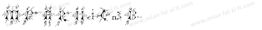 MP ARHeiCn3 B字体转换